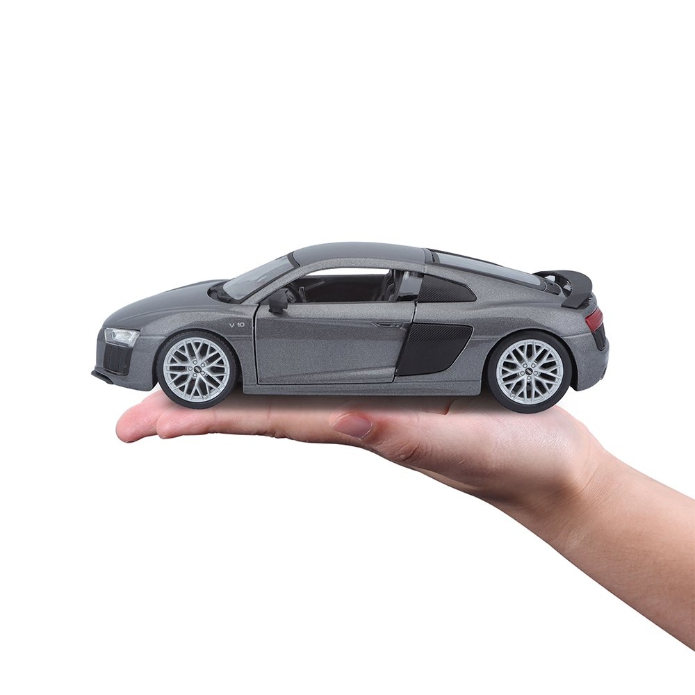 Carrinho Maisto 1:24 SE Audi R8 V10 Plus Cinza