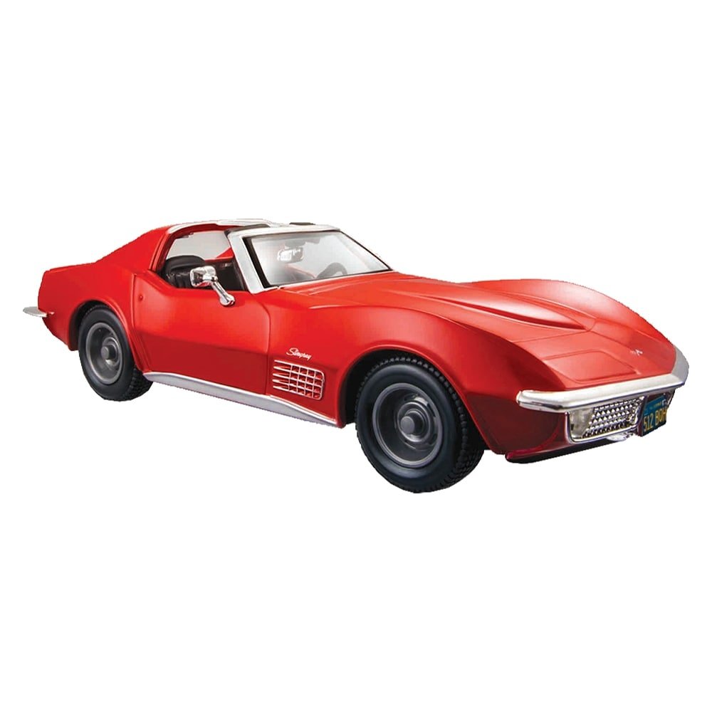 Carrinho Maisto 1:24 SE 1970 Chevrolet Corvette Vermelho