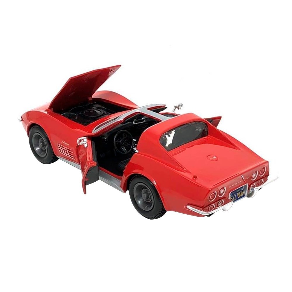 Carrinho Maisto 1:24 SE 1970 Chevrolet Corvette Vermelho