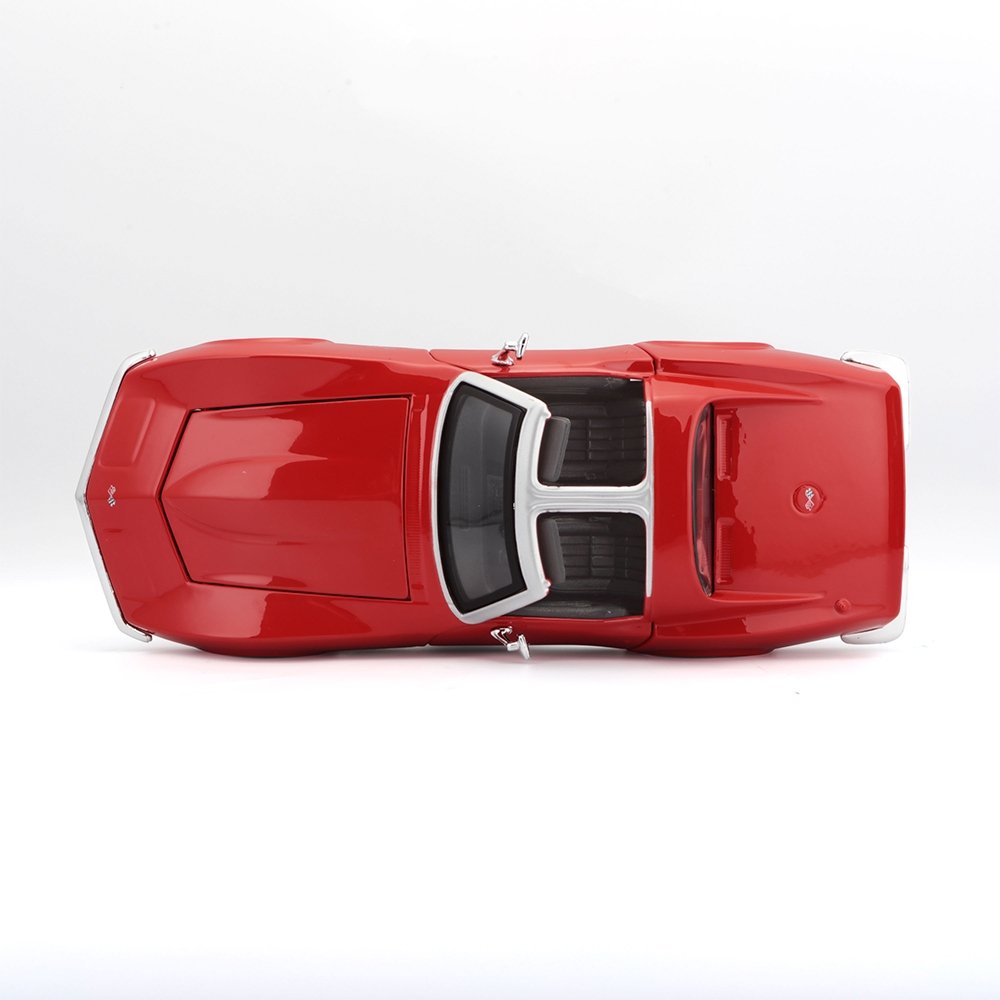 Carrinho Maisto 1:24 SE 1970 Chevrolet Corvette Vermelho