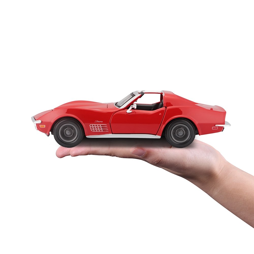 Carrinho Maisto 1:24 SE 1970 Chevrolet Corvette Vermelho