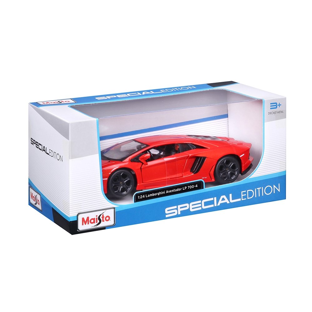 Carrinho Maisto 1:24 SE Lamborghini Aventador LP 700-4 Laranja