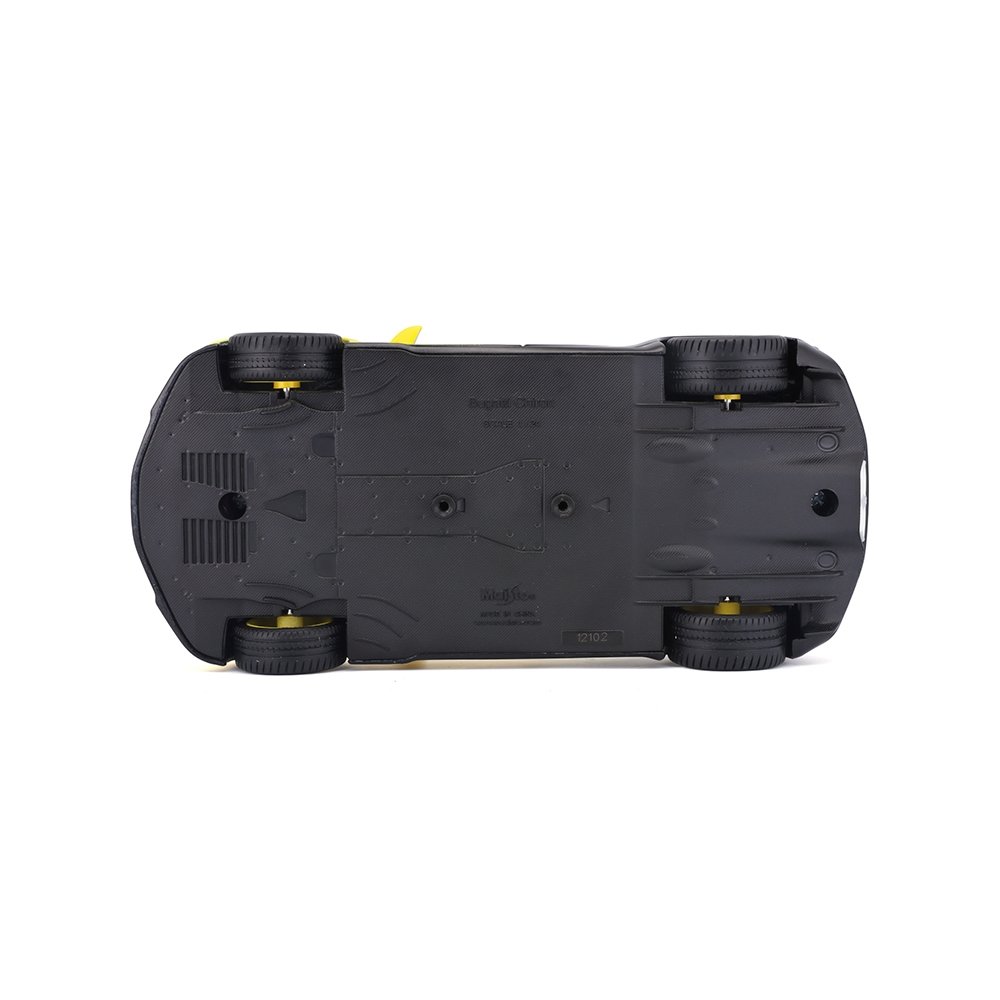 Carrinho Maisto 1:24 SE Bugatti Chiron Preto/Amarelo