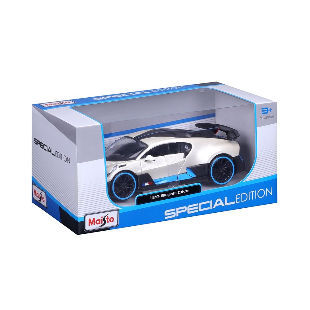 Carrinho Maisto 1:24 SE Bugatti Divo Branco