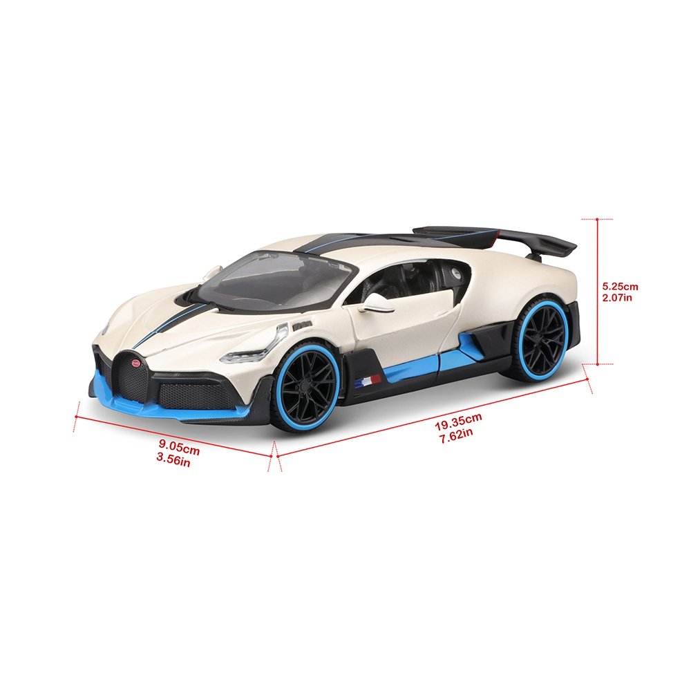 Carrinho Maisto 1:24 SE Bugatti Divo Branco