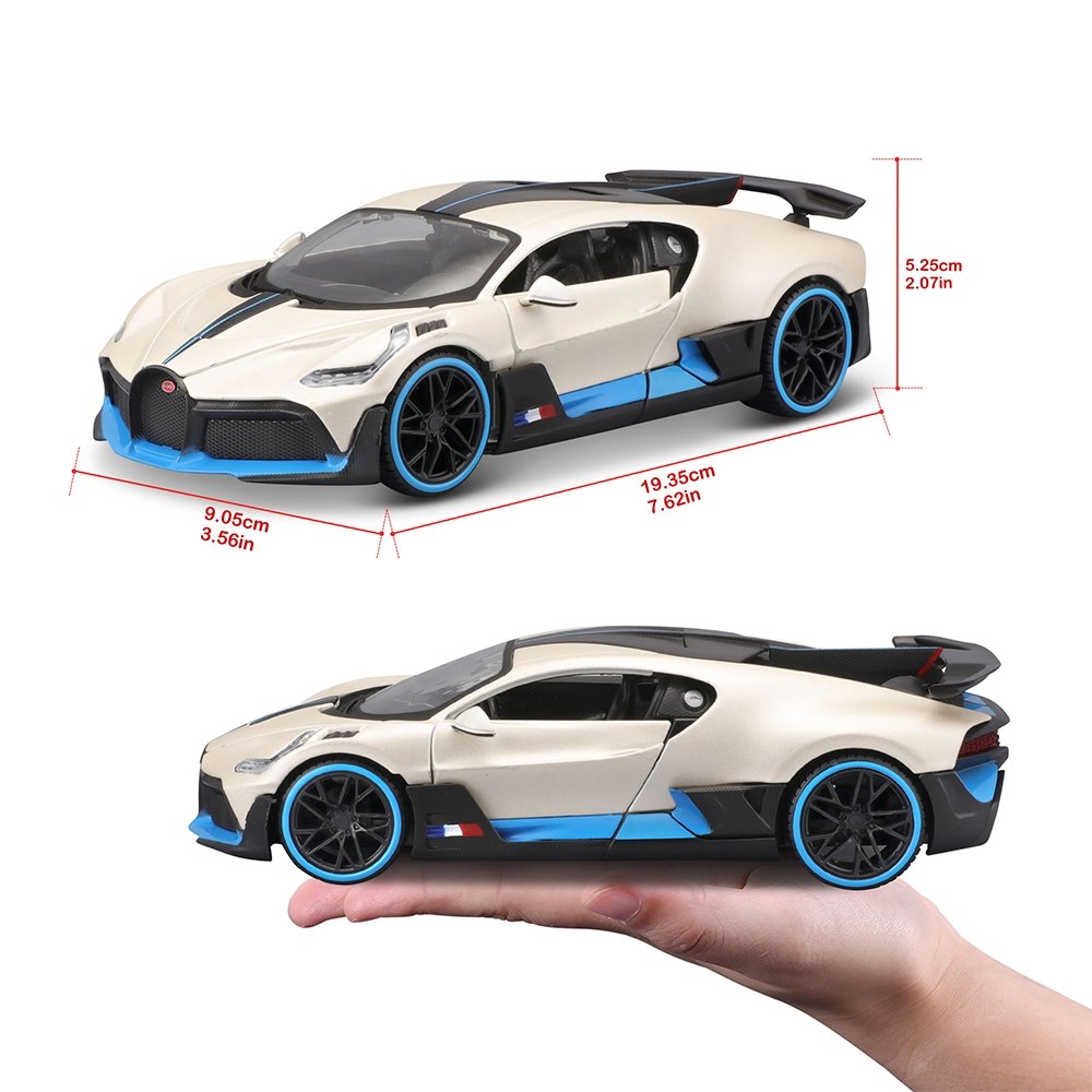 Carrinho Maisto 1:24 SE Bugatti Divo Branco