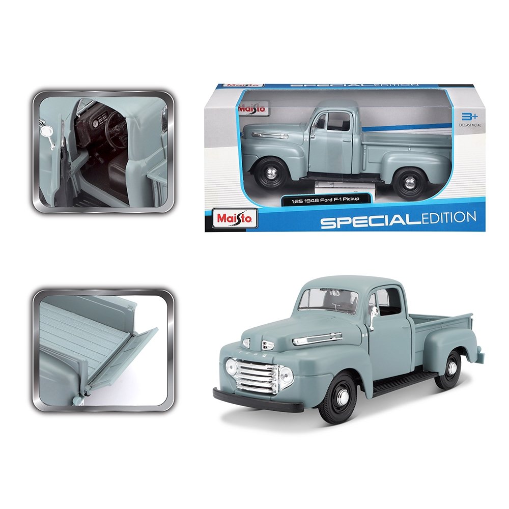 Carrinho Maisto 1:25 SE 1948 Ford F-1 Pickup Azul