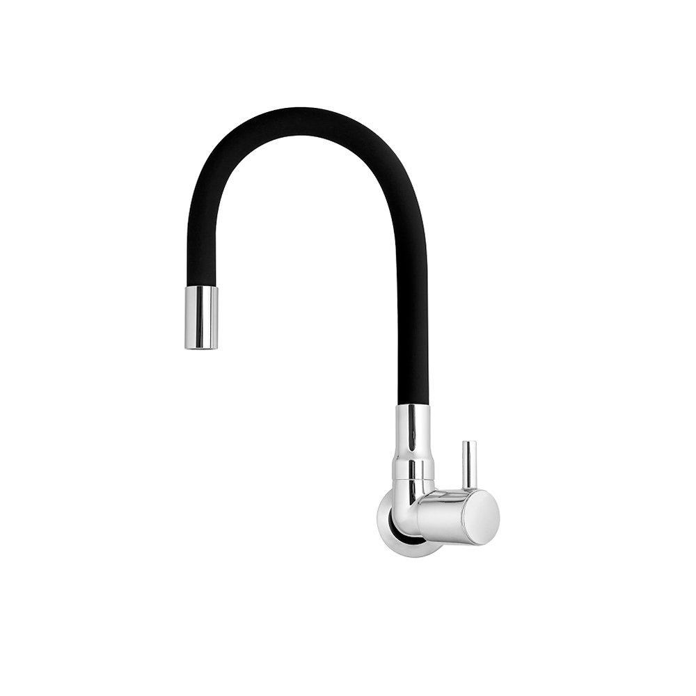 Torneira para Cozinha de Parede Kelly Metais 4496Q59 - Pop Gourmet 1/4 de Volta Preta