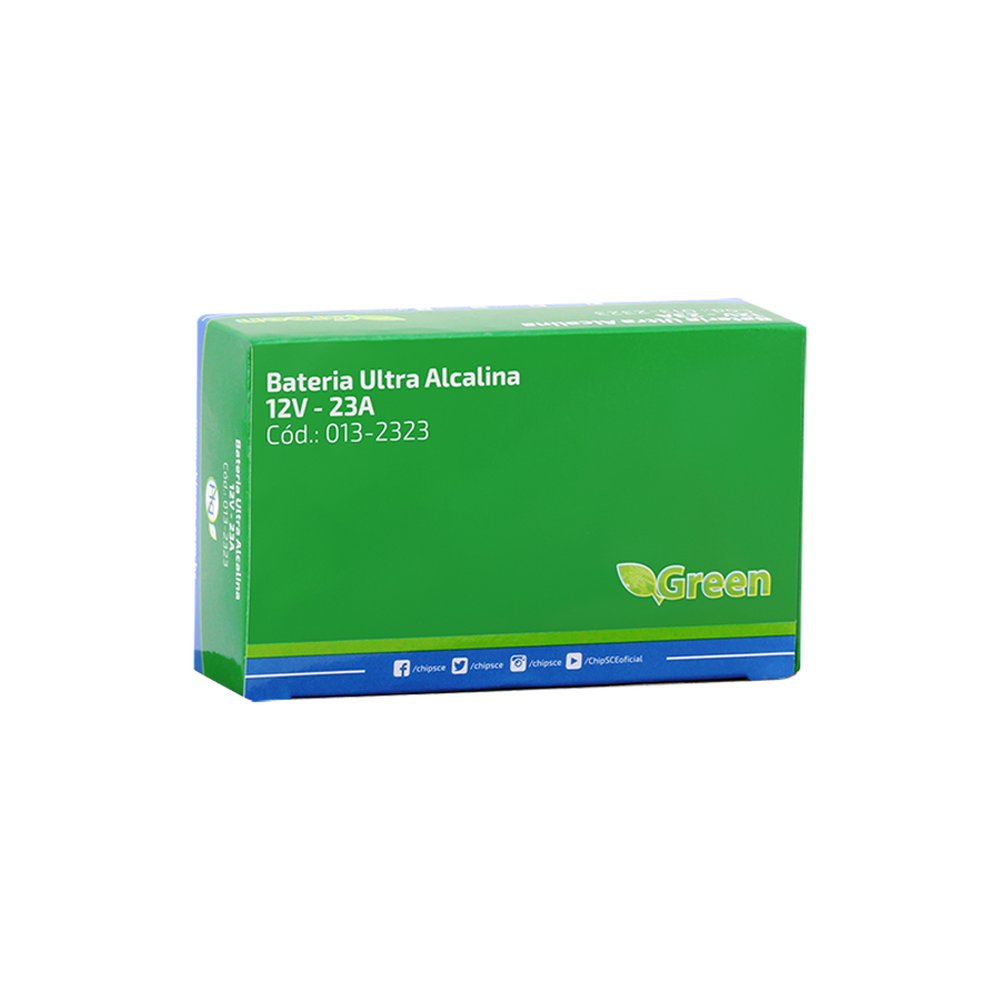 Bateria 12V 23A Alcalina Granel - Green