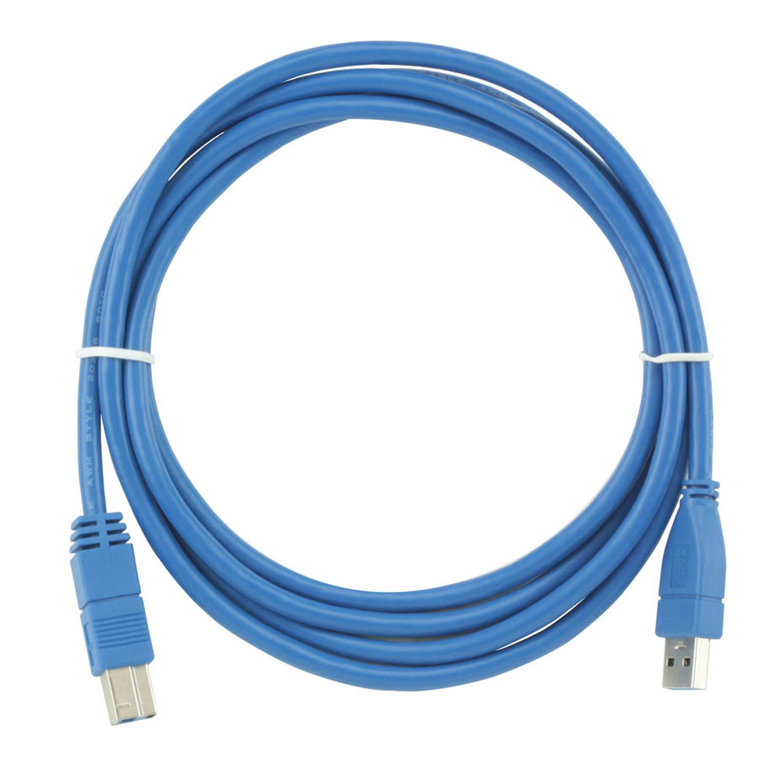 Cabo USB 3.0 - USB-A Macho + USB-B Macho 3.0 - 5m - Azul