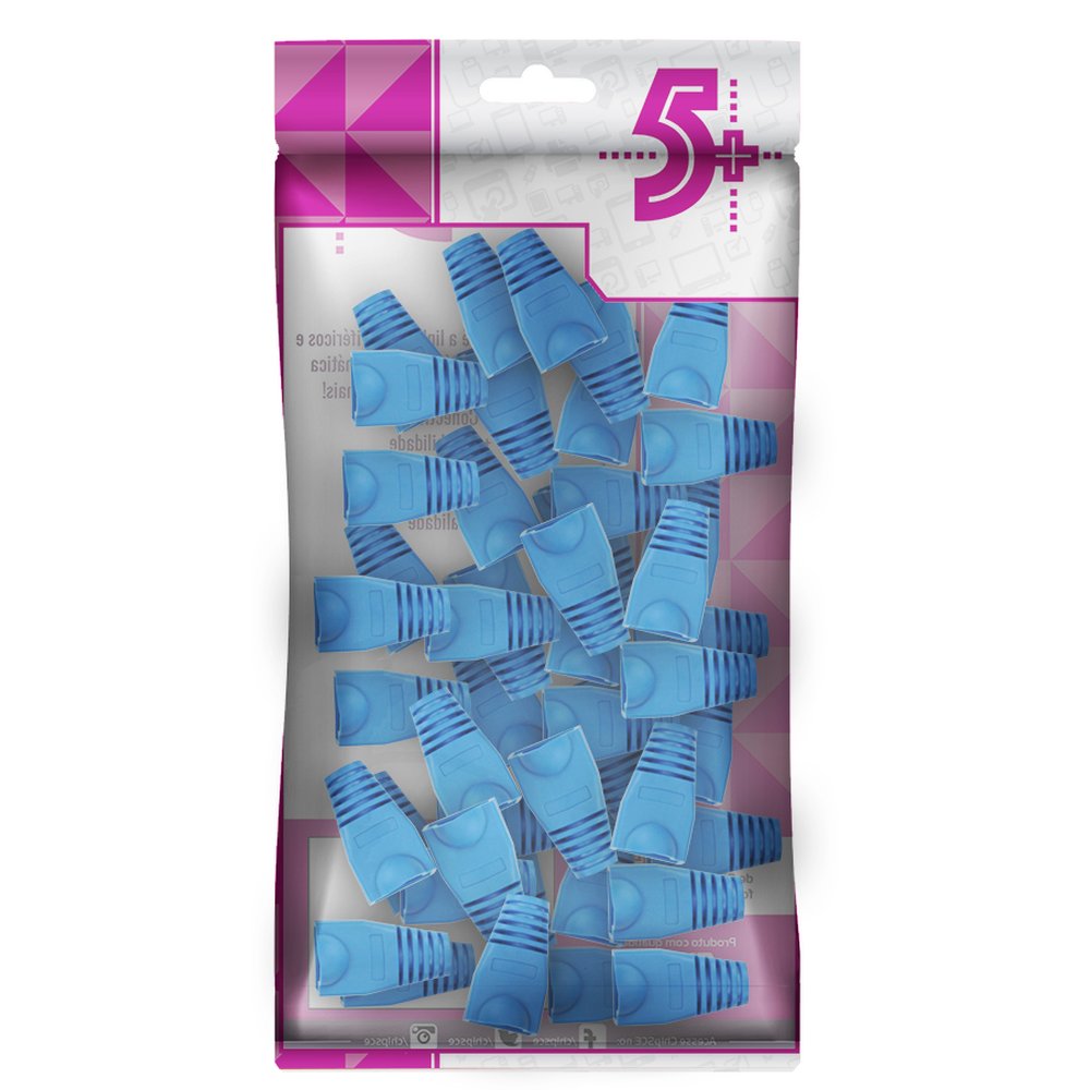 Capa RJ-45 - Plástica - Azul