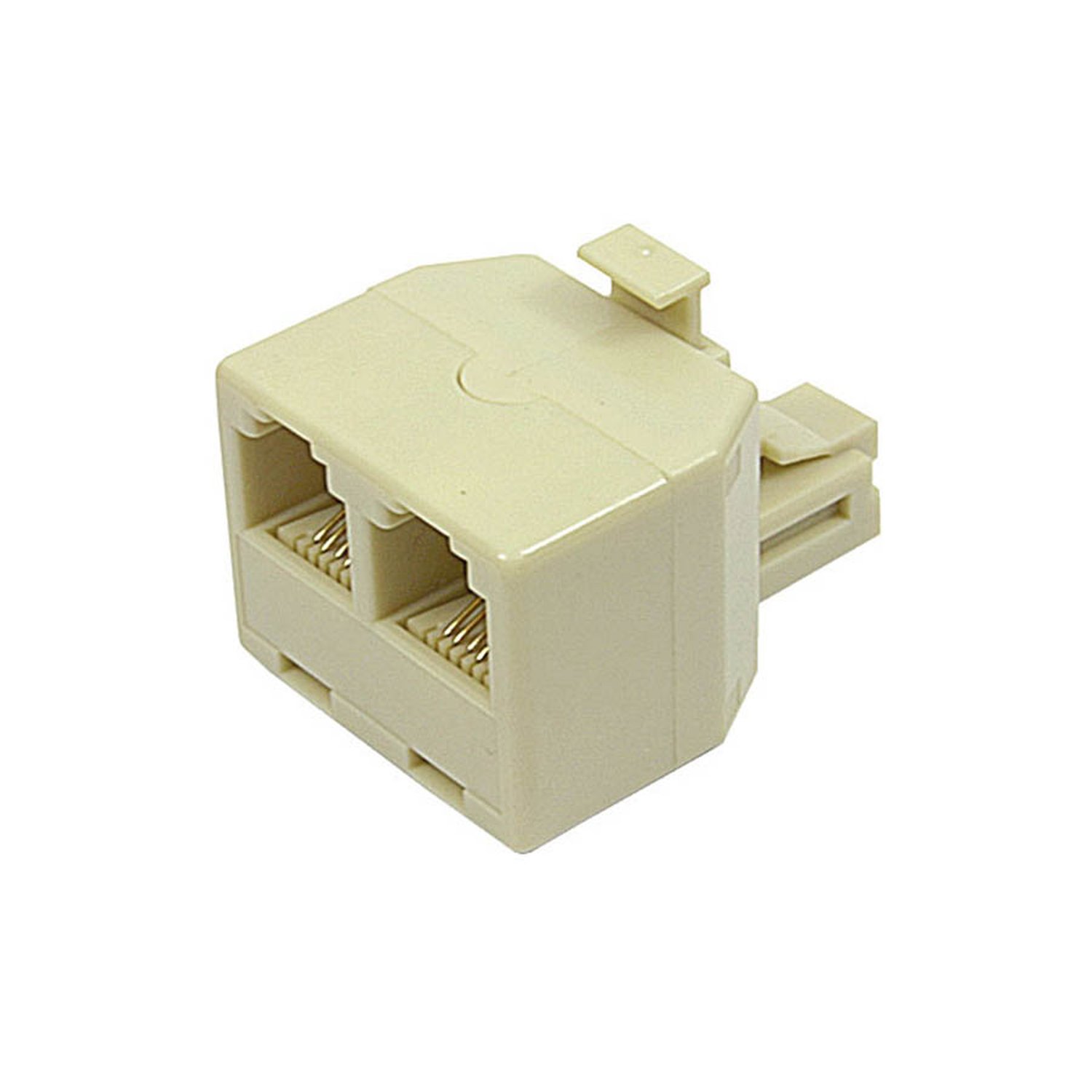 Adaptador RJ-11 - 1 Macho Para 2 Fêmeas