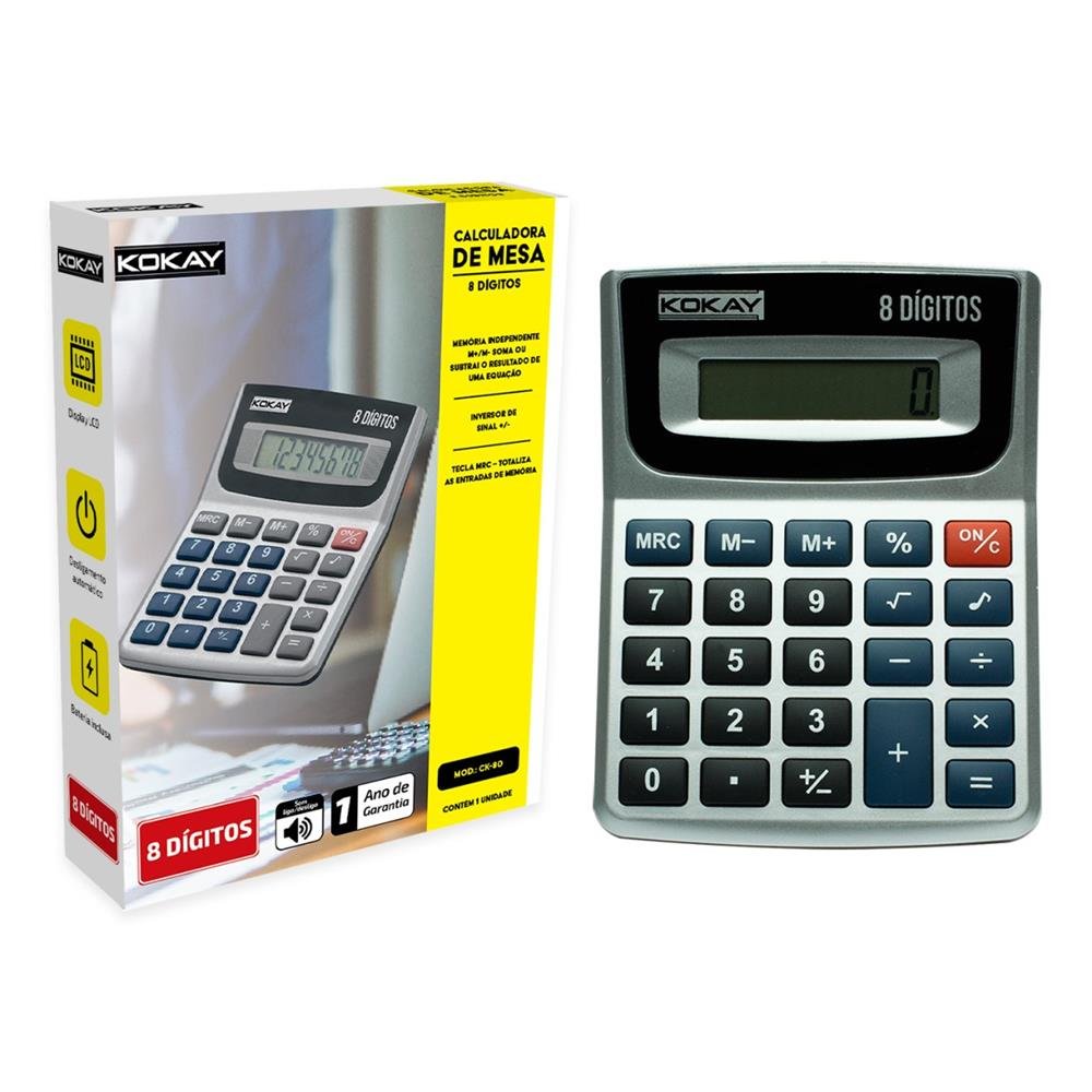 Calculadora De Mesa 8 Digitos