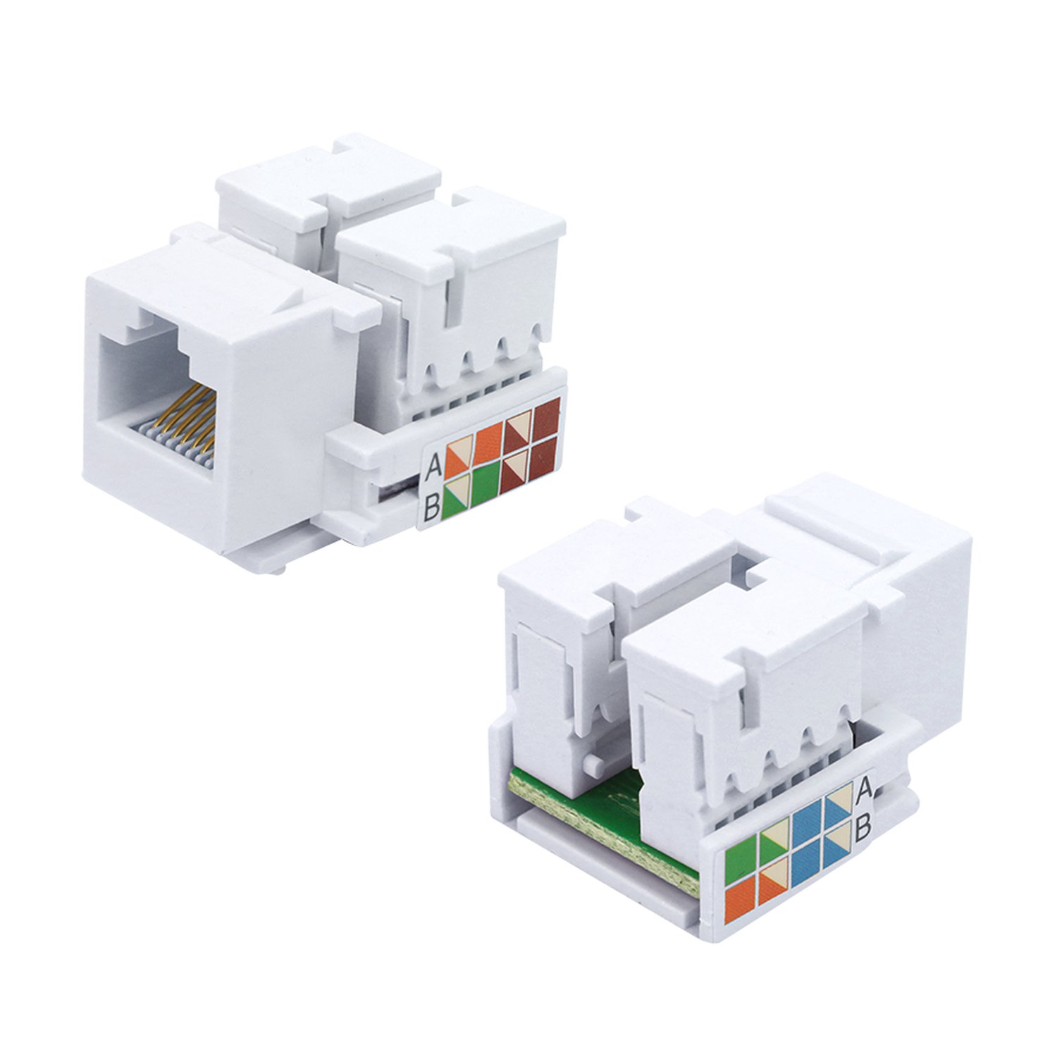 Keystone RJ45 - Branco - CAT5E