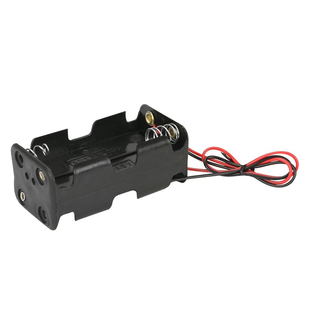 Suporte 4 Pilhas AA - Preto