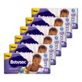 Fralda Descartável Babysec Premium Mega Tamanho M - 6 Pacotes com 32 Fraldas - Total 192 Tiras