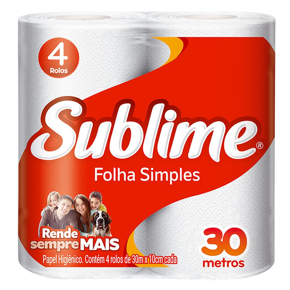 Papel Higienico Sublime 4X30M