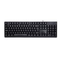 Teclado com Fio Maxprint Universitário - USB 2.0, Padrão ABNT-2, Preto
