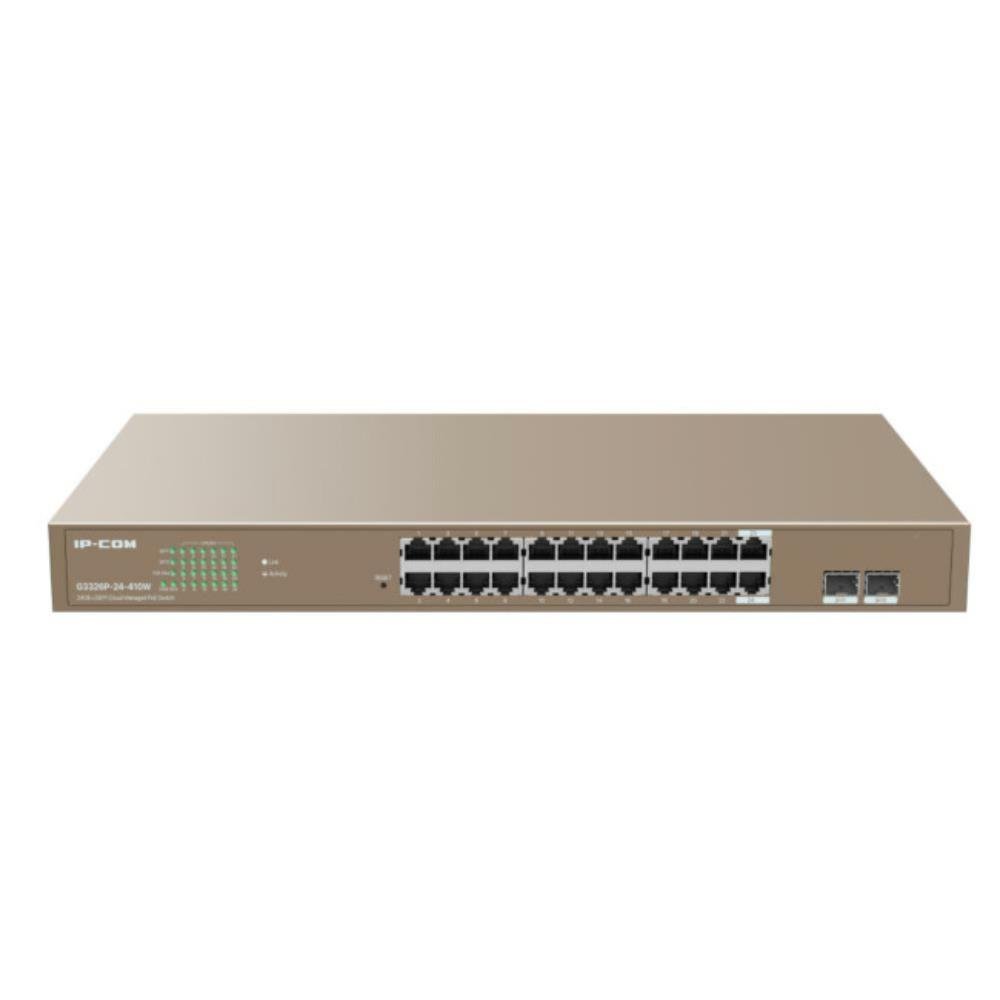 Switch 24p Ip-com G3326p-24-410w g +2sfp
