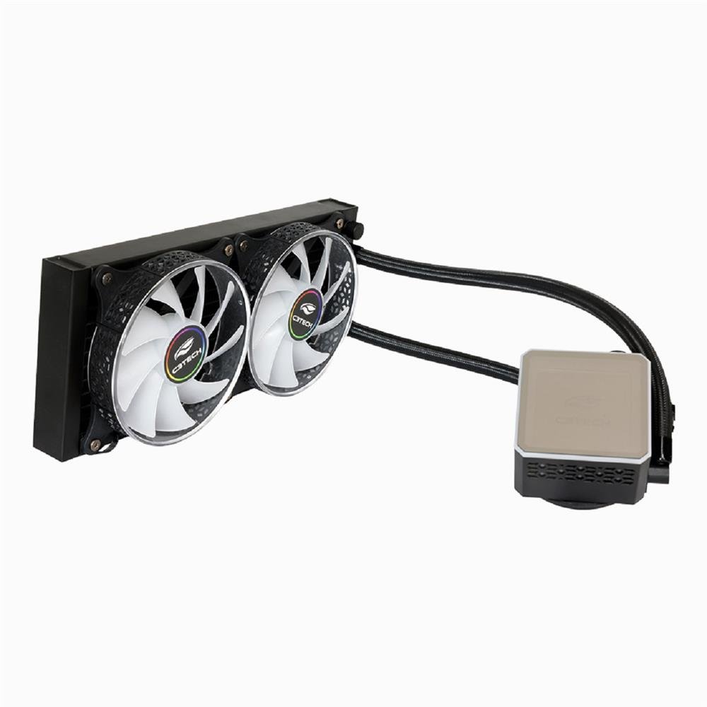 Water Cooler C3tech Fc-W240 Rgb, 240Mm, Intel E Amd, Preto
