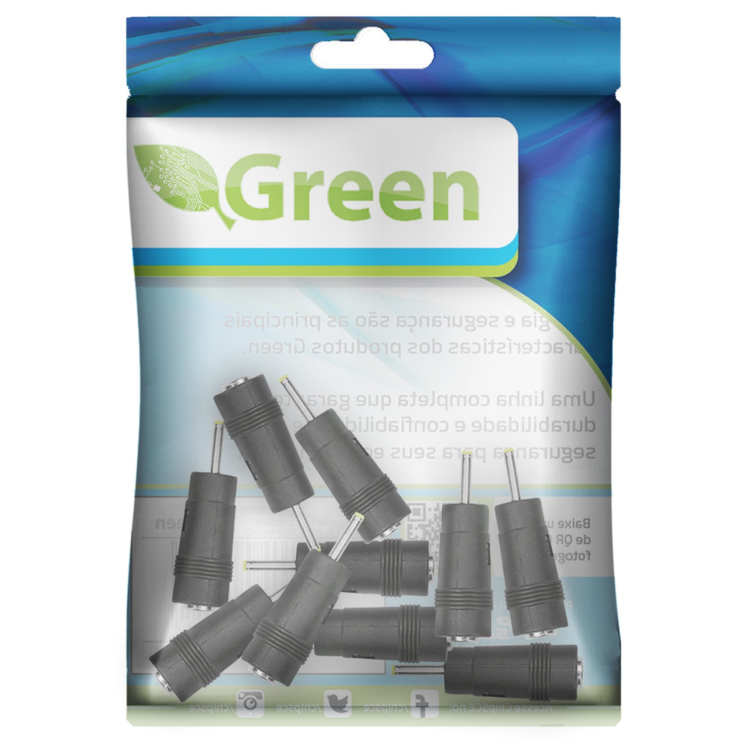 Adaptador P4 5.5 x 2.1MM Fêmea Para 2.5 x 0.7MM Macho