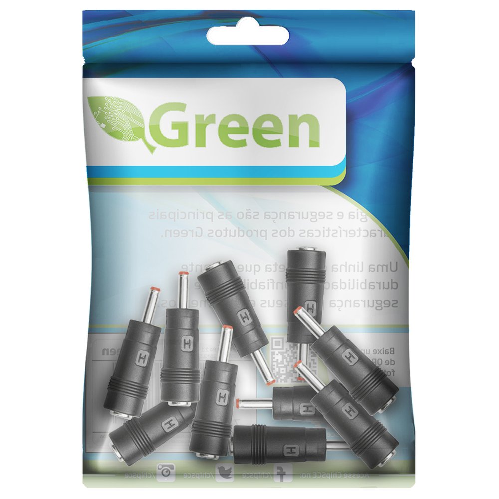 Adaptador P4 5.5 x 2.1MM Fêmea Para 3.5 x 1.35MM Macho