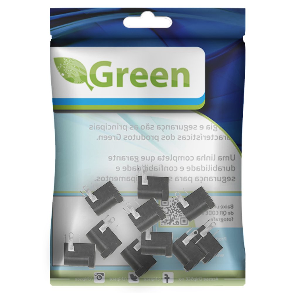 Jack J4 Para Placa 2.1 / 5x5 MM - Plástico