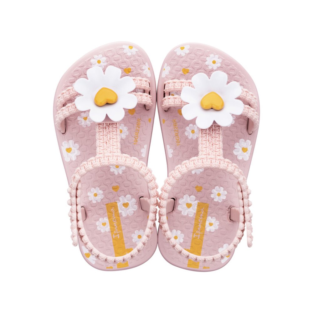 Sandália Ipanema Baby 27076 (17-26) - Rosa Rosa Amarelo AU510