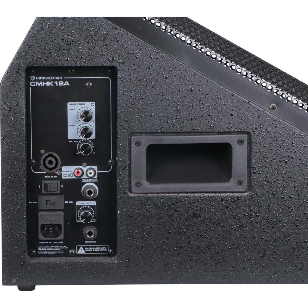 Monitor de Palco Ativo Falante de 12" Gabinete em Madeira CMHK 12A 200W RMS Hayonik