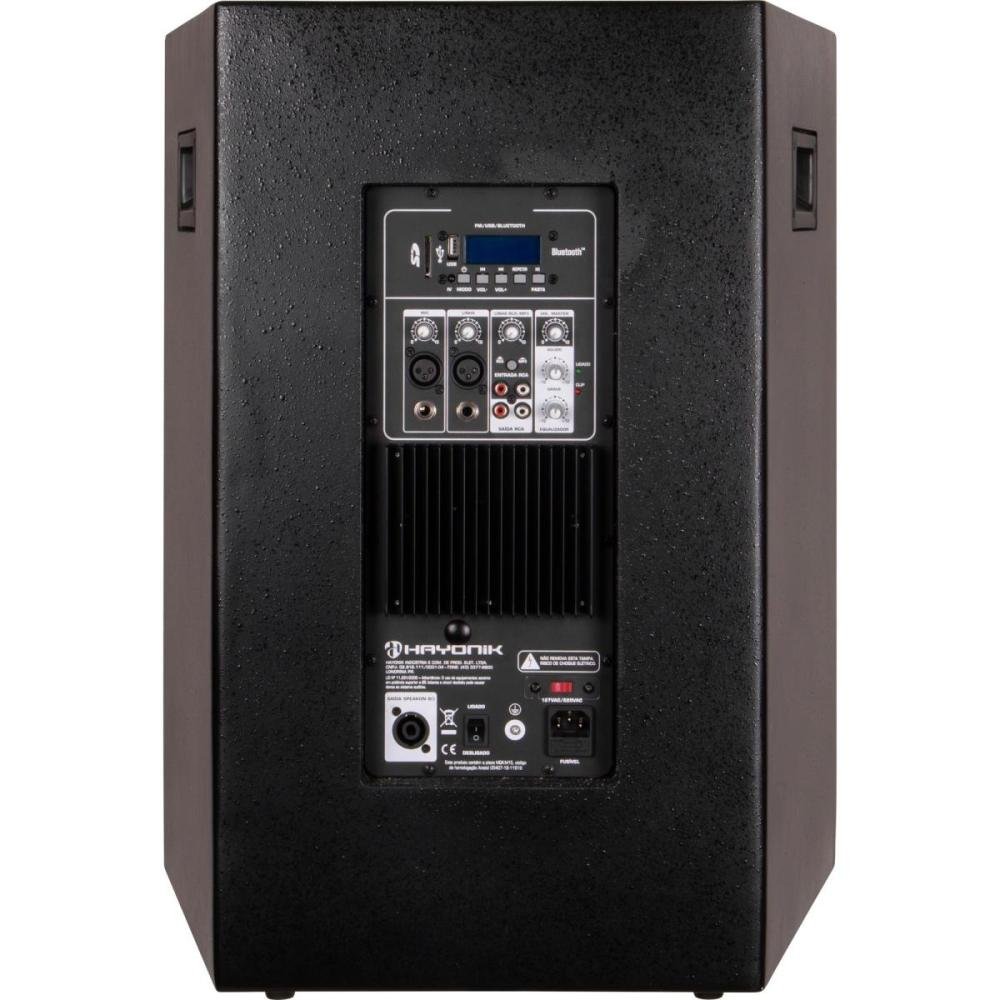 Caixa Acústica Ativa em Madeira CPX 15A 15" Falante e Driver JBL Hayonik