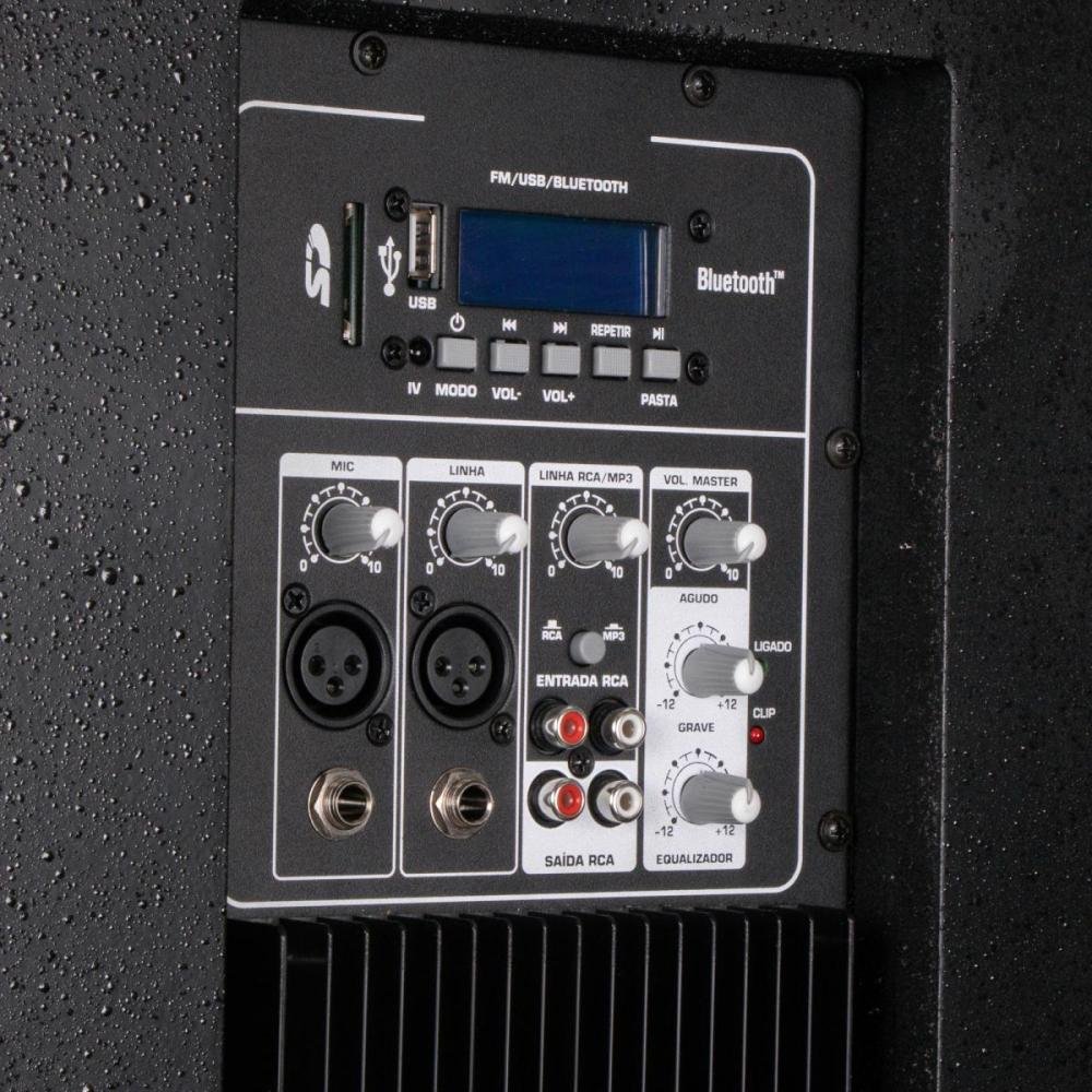 Caixa Acústica Ativa em Madeira CPX 15A 15" Falante e Driver JBL Hayonik