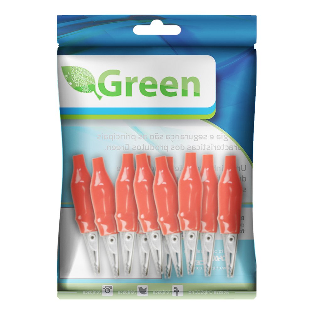 Garra Jacare 5A Com Capa Media - Vermelho ( 35MM )