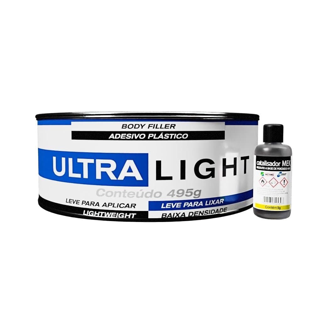 Adesivo Plástico Maxi Rubber Ultra Light 495g - Kit com 24 Unidades