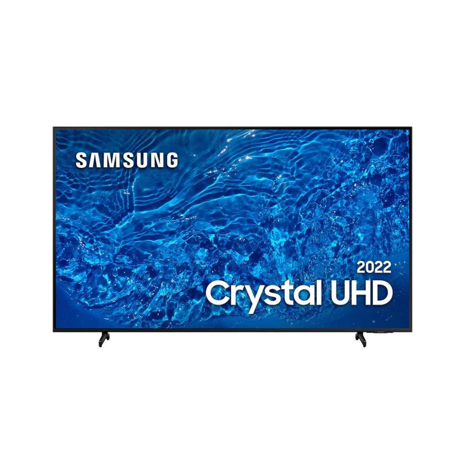 Smart TV 55" Samsung Crystal UN55CU7700GXZD 4K UHD com Wi-Fi, com 1 USB, 3 HDMI, 60 Hz