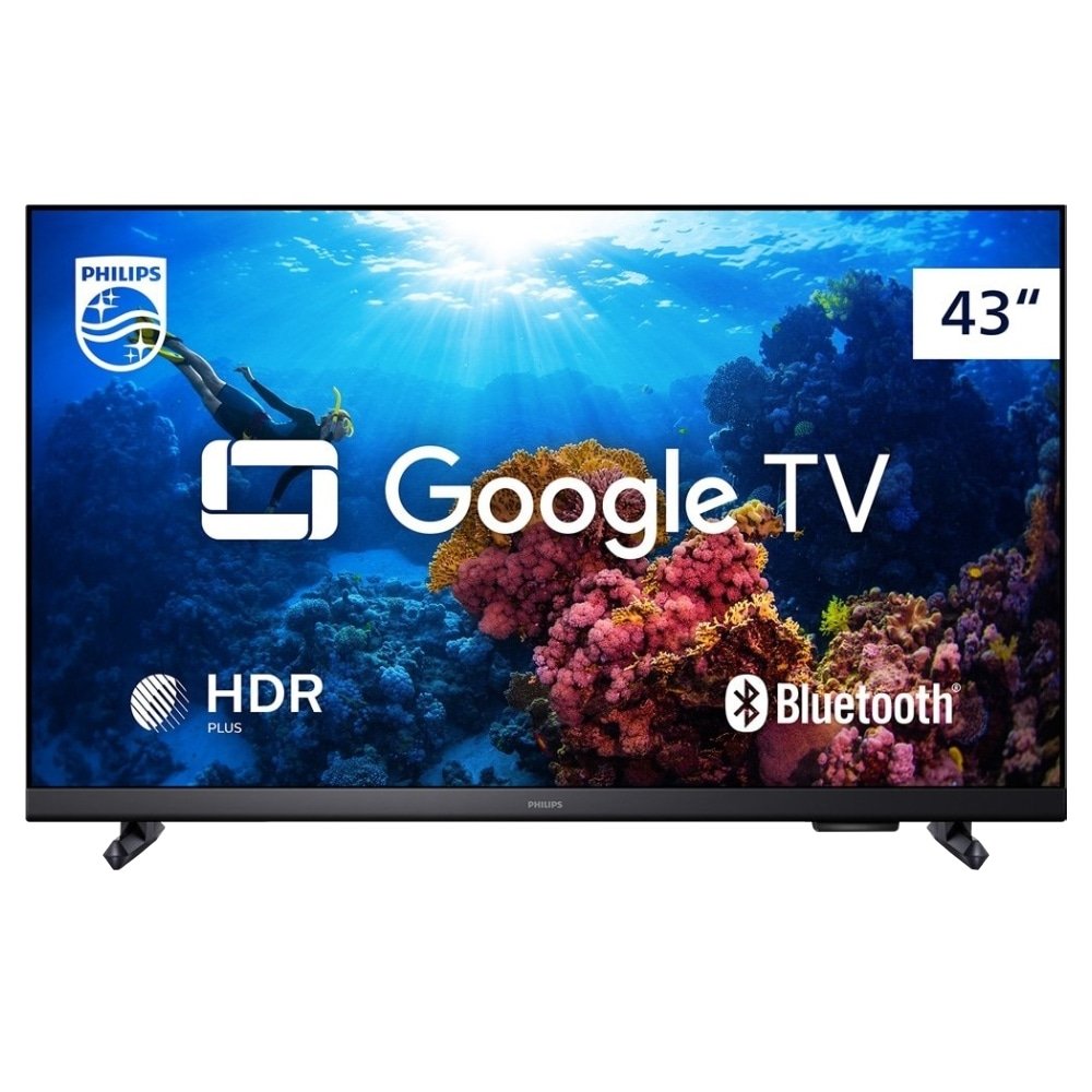 Smart TV LED 43" Philips 43PFG6918/78 - Full HD com Wi-Fi, com 2 USB, 3 HDMI, 60 Hz