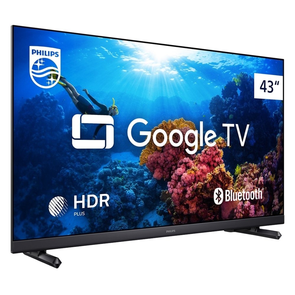 Smart TV LED 43" Philips 43PFG6918/78 - Full HD com Wi-Fi, com 2 USB, 3 HDMI, 60 Hz
