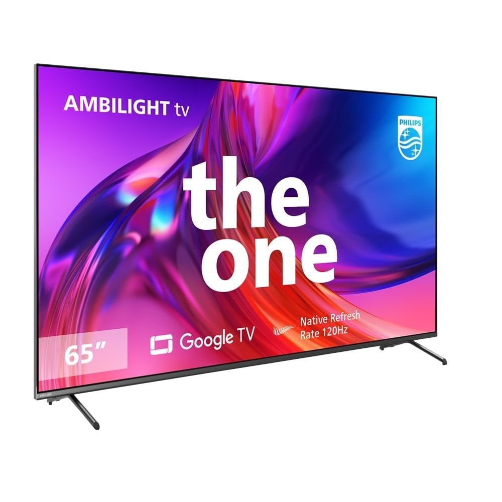 Smart TV LED 65" Philips The One 65PUG8808/78 4K UHD com Wi-Fi, com 4 HDMI, 2 USB, 120Hz, Preto
