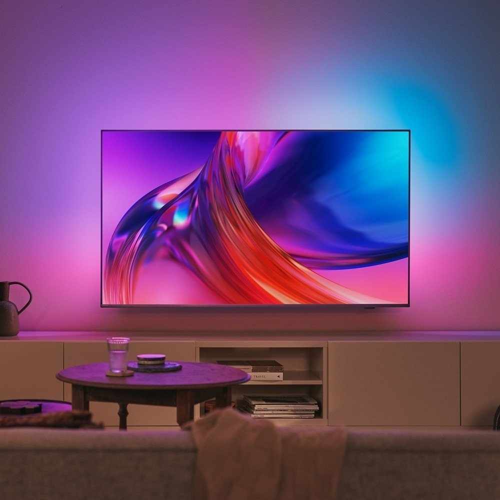 Smart TV LED 65" Philips The One 65PUG8808/78 4K UHD com Wi-Fi, com 4 HDMI, 2 USB, 120Hz, Preto