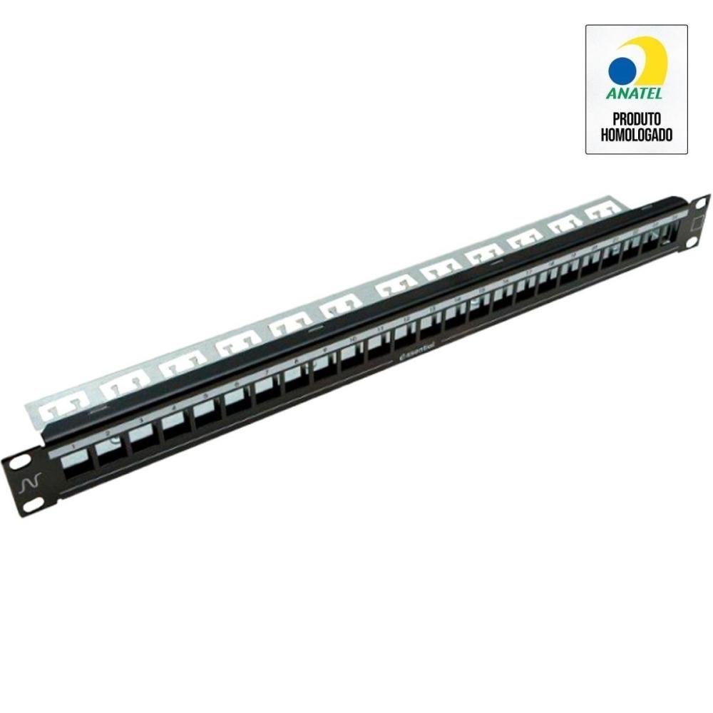Patch Panel Modular 24 Portas Nexans Un.Venda: PC/1