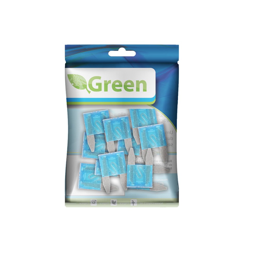 Fusível Lâmina Mini 15A Azul