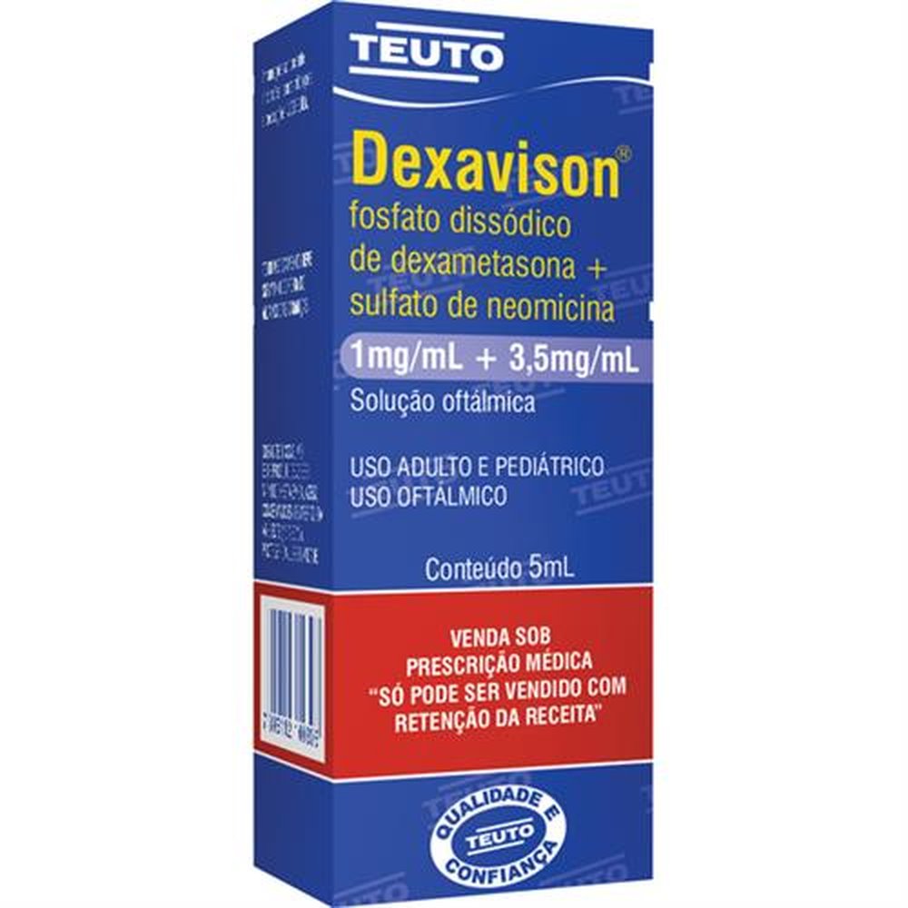 Dexavison 1,1-3,676 Mg Solução Oftalmico Frasco 5Ml - TEUTO
