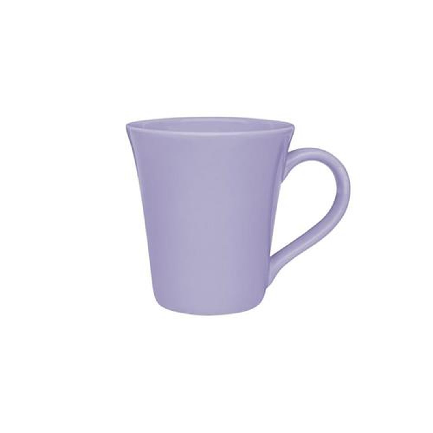 Caneca 330Ml Tulipa Lilás Cerâmica Oxford