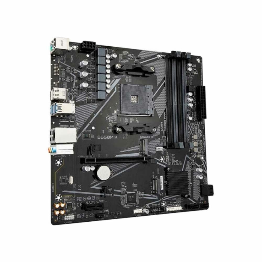 Placa Mãe Gigabyte B550m K Ultra Durable, AMD AM4, Micro ATX, 4 x DDR4, Chipset B550