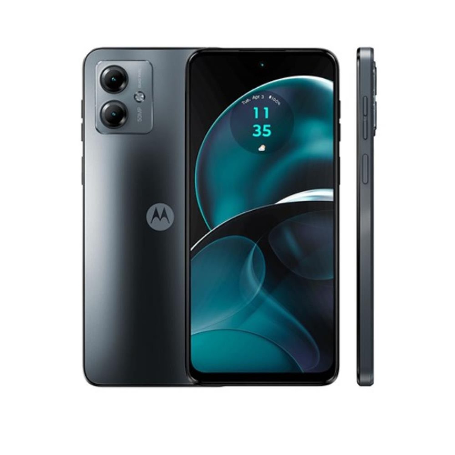 Smartphone Motorola G14 XT2341-1, Grafite, Tela 6.5", 4G + Wi-Fi, Câm. Traseira Dupla, Câm. Frontal 8 MP, 4 GB RAM, 128 GB