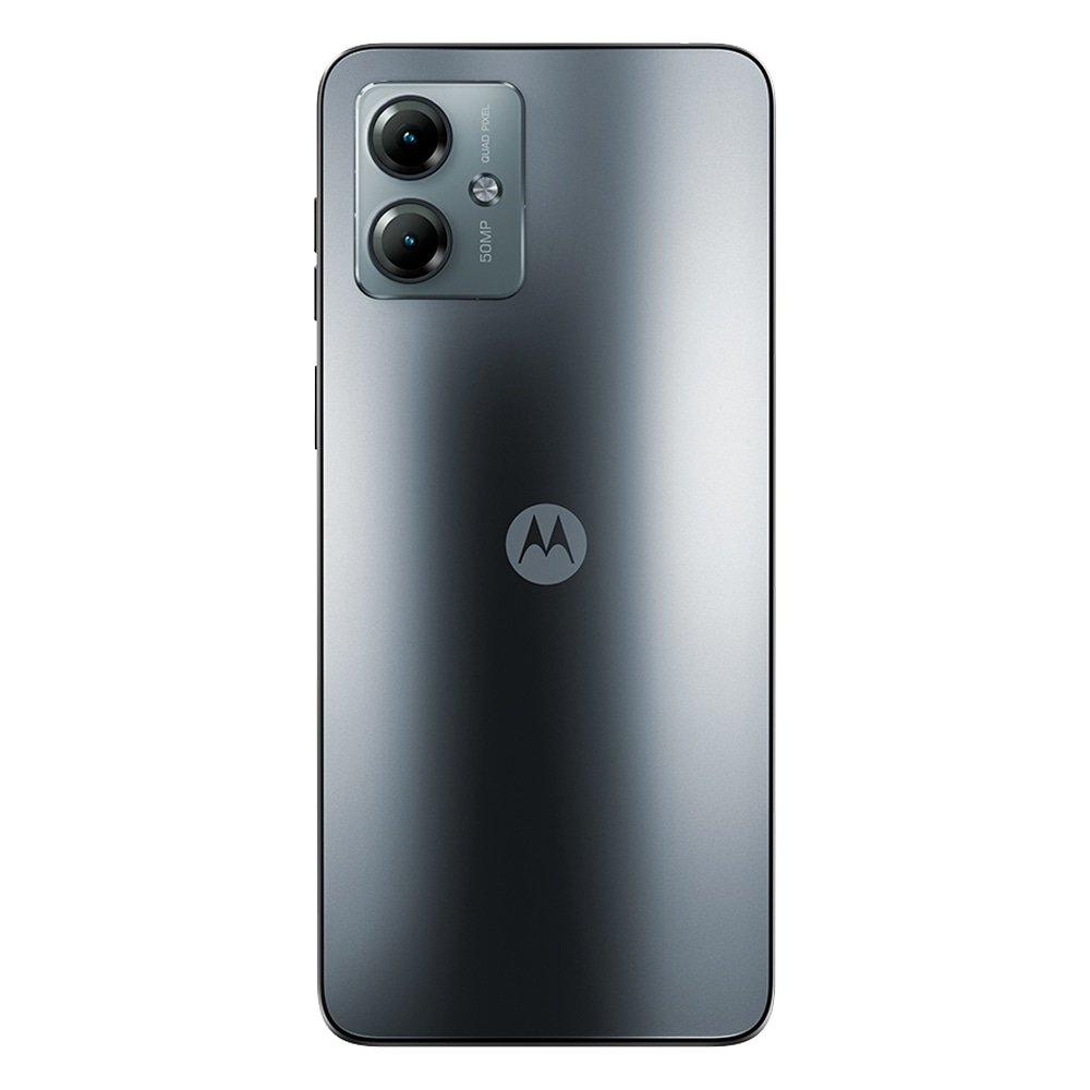 Smartphone Motorola G14 XT2341-1, Grafite, Tela 6.5", 4G + Wi-Fi, Câm. Traseira Dupla, Câm. Frontal 8 MP, 4 GB RAM, 128 GB