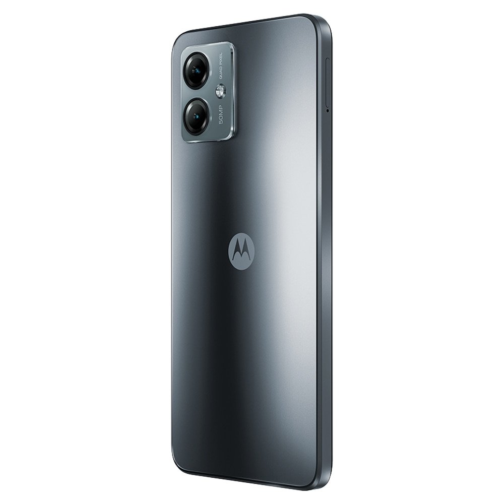 Smartphone Motorola G14 XT2341-1, Grafite, Tela 6.5", 4G + Wi-Fi, Câm. Traseira Dupla, Câm. Frontal 8 MP, 4 GB RAM, 128 GB