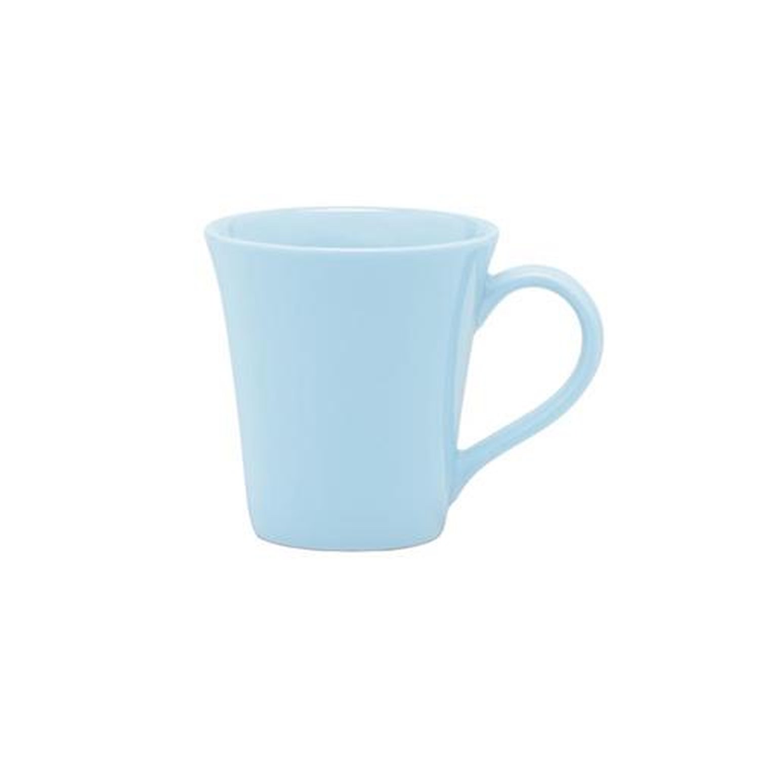 Caneca 330Ml Tulipa Azul Claro Cerâmica Oxford