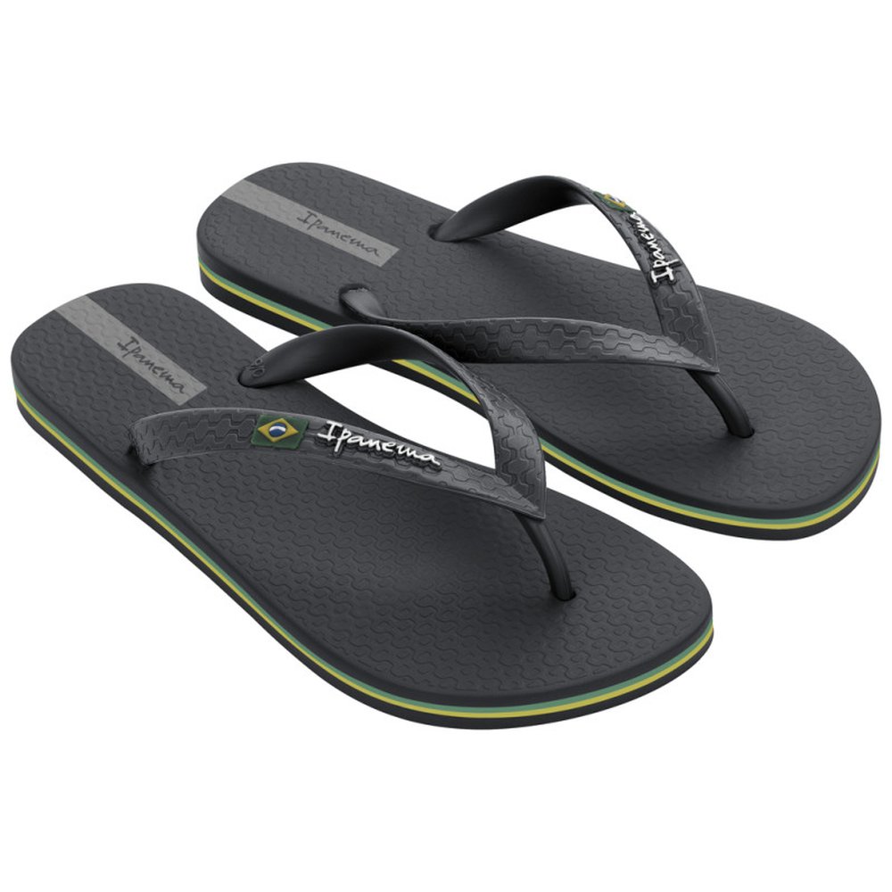 Chinelo Ipanema Brasil 27040 (33-40) 06883 - Preto Preto AJ570