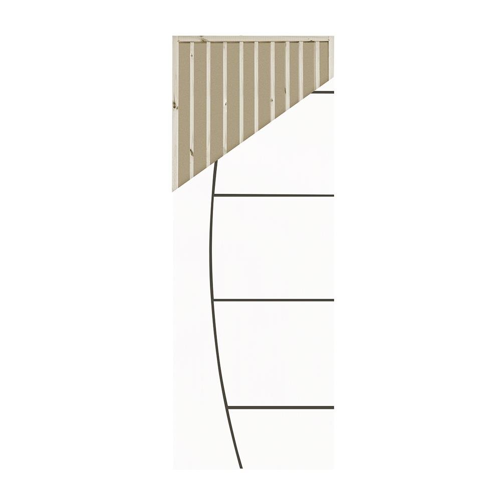 Porta Prensada Branca Onix 90x210 Desenho 01 Fosco Com Sarrafo