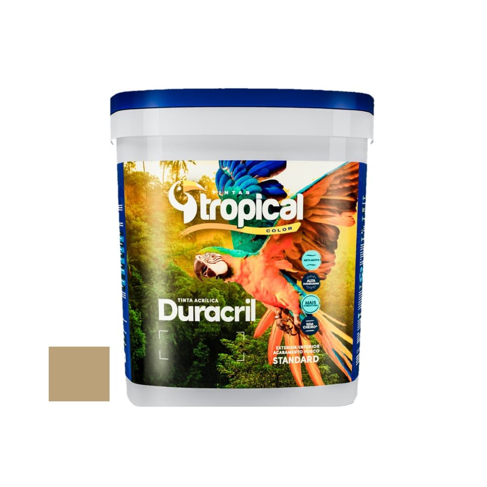 Tinta Tropical Acrílica Duracril Standard Camurça 15L
